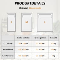 Cearșaf de voiaj ușor TRIWONDER din bumbac pentru o persoană, roz, 80 x 230 cm, sac de dormit de vară pentru camping și călătorii 2