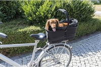 TRIXIE 13110 Long cyklistický košík pre psov na nosič, 29x49x60 cm, s kovovým rámom, polstrovaný, so sieťovaným krytom, max. 8 kg 3