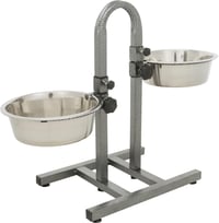 Trixie 2497 stalak za hranjenje pasa, podesiv po visini, 2 x 2,8 litara, ø 24 cm 3