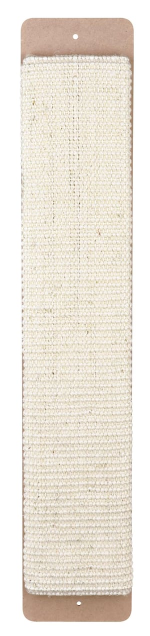 Trixie 43181 Planșă de zgâriat din sisal pentru pisici – Agățătoare, cu iarbă mâței, 11 x 56 cm, Bej