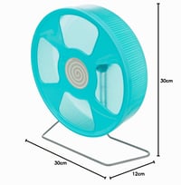 TRIXIE 61011 bežecké koleso pre hlodavce, Ø 28 cm, samostatne stojace alebo na zavesenie, tichý a hladký chod, plastové, viacfarebné 2