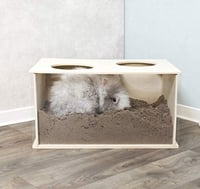 TRIXIE Hrabací box pre králiky, doplnok do klietky, hračka na škrabanie a obohatenie prostredia, 63003 8