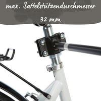 TRIXIE Biker-Set Lesă de bicicletă pentru câini, mărimea S-M - Se fixează pe tija șeii, pentru diametre de până la 32 mm 3