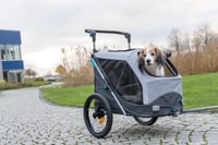 TRIXIE Reflexný príves na bicykel pre psov – Max. 22 kg, 46 x 50 x 67 cm 4