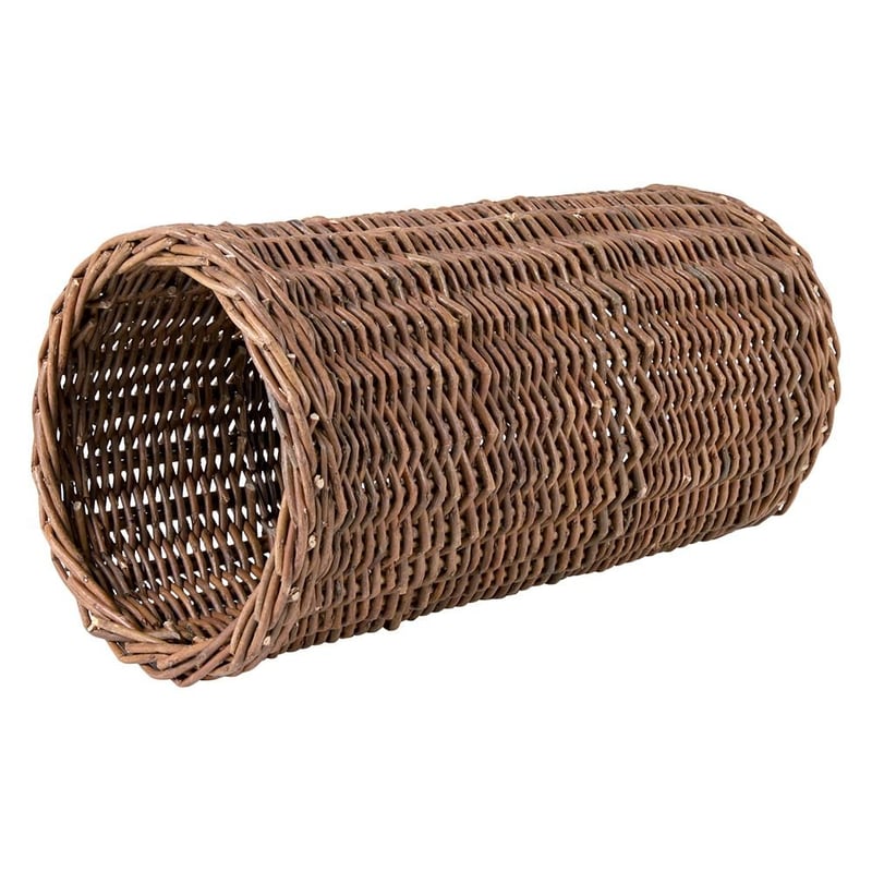 Tunel din nuiele împletite Trixie pentru hamsteri - 10 x 25 cm