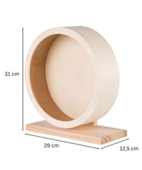 Roată de alergare TRIXIE cu rulment pentru hamsteri, rozătoare și animale mici – diametru 28 cm 2