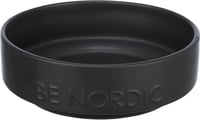 Castron ceramic pentru câini TRIXIE cu bază antiderapantă – 500 ml, diametru 16 cm, Negru 1