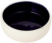 Castron ceramic Trixie pentru câini și pisici, 0,3 l, ø 13 cm, crem/albastru 1