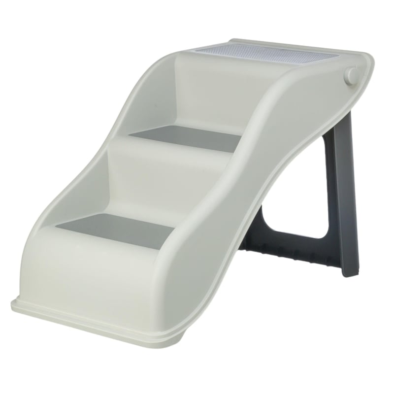 Trixie stepenice za pse sive 34x39x54 cm - za male i srednje pse, nosivost do 54 kg