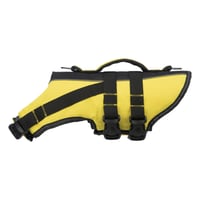 Plávacia vesta pre psov TRIXIE, veľkosť M, 45 cm, max. 30 kg – neónovo žltá, záchranná vesta pre psov 1