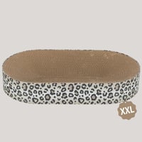 TRIXIE Leo 48034 placă de zgâriat din carton pentru pisici cu iarbă mâței, crem, 63 × 10 × 35 cm, ambalaj ușor deteriorat (stare: vezi a doua imagine) 5