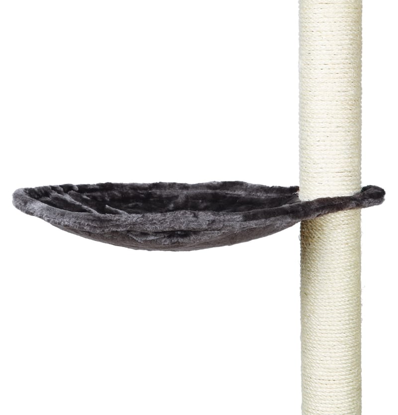 Trixie ležadlo na škrabadlo s kovovým rámom, ø 40 cm, platinovo sivé