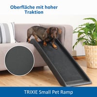 Rampă pentru câini TRIXIE Petwalk – plastic/suprafață antiderapantă, negru, 38 × 100 cm 4