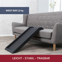 Rampă pentru câini TRIXIE Petwalk – plastic/suprafață antiderapantă, negru, 38 × 100 cm 6