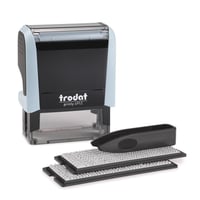 Ștampilă Trodat Printy 4912 Typomatic personalizabilă – albastru pastel 1