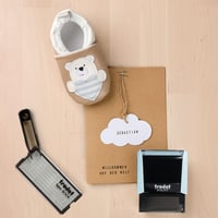 Ștampilă Trodat Printy 4912 Typomatic personalizabilă – albastru pastel 6