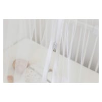Plasă de țânțari cu fermoar Trois Kilos Sept pentru pătuț - Baldachin alb, înălțime reglabilă, suport universal, lavabil, 100% poliester 3