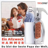 TRSCIND 12 az 1-ben Multitool Kalapács Apák Napjára Férfiaknak - A1 Creative Gifts for Dad 4