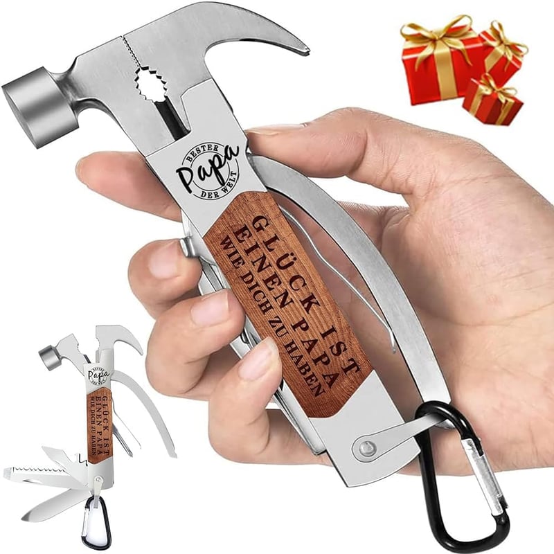 TRSCIND 12 az 1-ben Multitool Kalapács Apák Napjára Férfiaknak - A1 Creative Gifts for Dad