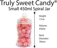 Truly Sweet Candy 14 darabos műanyag édességtartó szett, 7 stílus, csipesszel és zacskóval 9