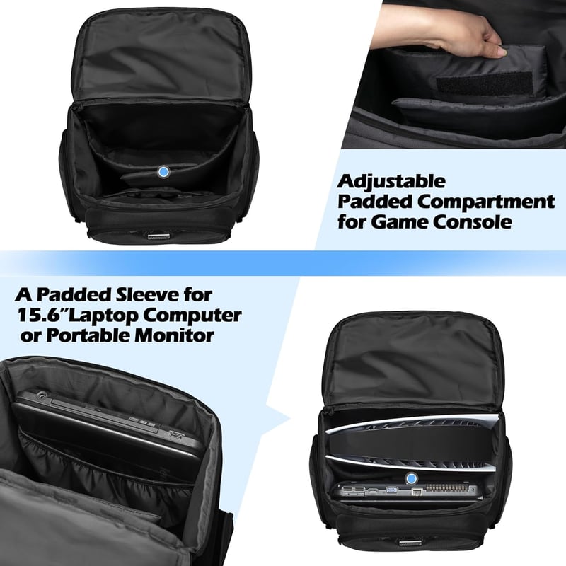Trunab Gamer Hátizsák PS5/PS4/Xbox One Konzolokhoz - 15,6" Laptop Táska Játék Kiegészítőknek, Utazáshoz

AI: I've created a concise Hungaria