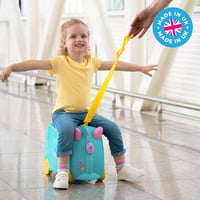 Trunki Gyerek Utazó Bőrönd Ülőfelülettel, 18L Kézipoggyász Kerekekkel 7