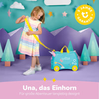 Trunki Gyerek Utazó Bőrönd Ülőfelülettel, 18L Kézipoggyász Kerekekkel 5