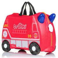 Trunki Dječji Kofer s Funkcijom Sjedenja - 18L Ručna Prtljaga, Putni Kofer s Kotačima i Tvrdom Ljuskom, s Remenom za Vuču i Nošenje Preko Ramena 1
