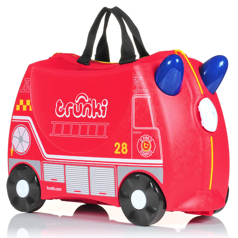 Trunki Dječji Kofer s Funkcijom Sjedenja - 18L Ručna Prtljaga, Putni Kofer s Kotačima i Tvrdom Ljuskom, s Remenom za Vuču i Nošenje Preko Ramena