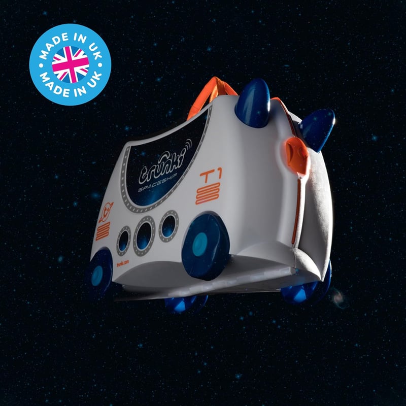 Trunki Gyermek Utazóbőrönd - 18L Kézipoggyász Ráülhető Kerekekkel, Húzópánttal és Vállszíjjal, Unisex Gyerekeknek