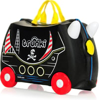 Trunki Gyermek Utazóbőrönd - 18L Kézipoggyász Ráülhető Kerekekkel, Húzópánttal és Vállszíjjal, Unisex Gyerekeknek 1