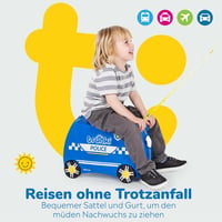 Trunki Gyermek Utazóbőrönd - 18L Kézipoggyász Ülőfunkcióval, Kerekekkel, Húzó- és Vállpánttal, Unisex Gyerekeknek 6