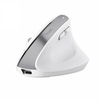 Mouse Vertical Ergonomic Wireless Trust Bayo+ Bluetooth + RF 2.4GHz - Alb 1