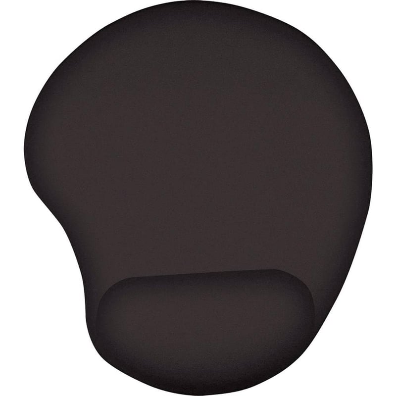Ergonomická podložka pod myš Trust BigFoot s opierkou zápästia, 236 x 205 mm, čierna, gélová výplň, povrch z mikrovlákna, protišmyková základňa