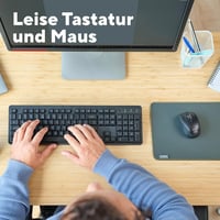 Trust Ymo II csendes vezeték nélküli billentyűzet és egér szett, QWERTZ - fekete 5