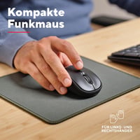 Trust Ymo II csendes vezeték nélküli billentyűzet és egér szett, QWERTZ - fekete 8