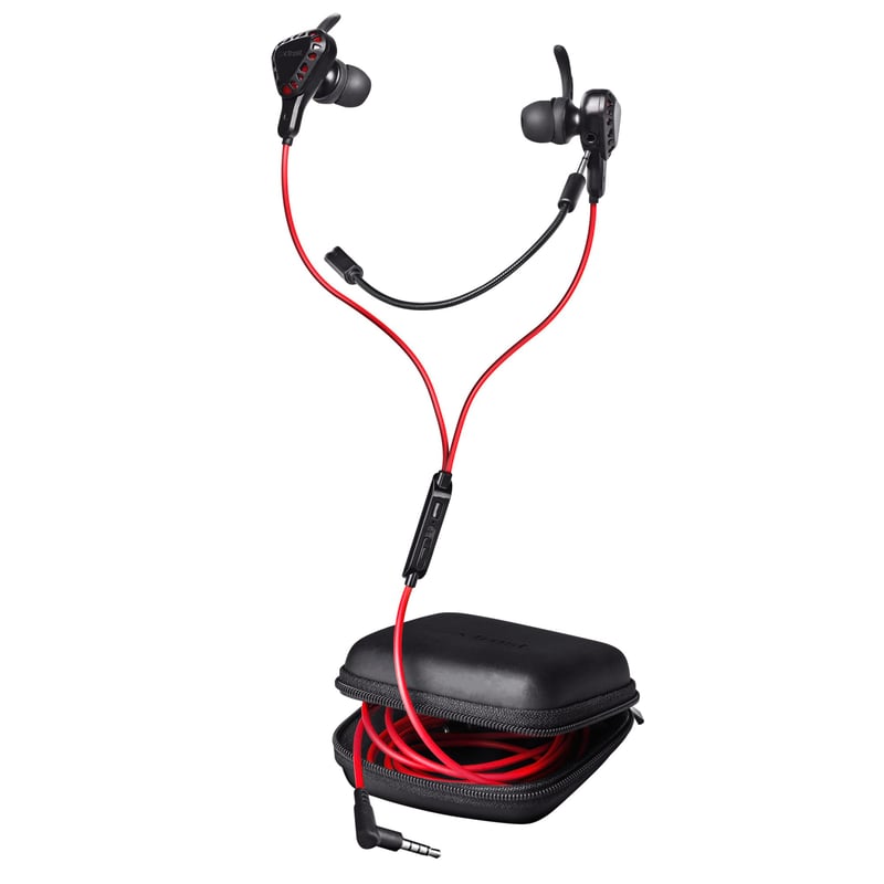 Herné slúchadlá do uší Trust Gaming GXT 408 Cobra s mikrofónom, 3,5 mm kábel, 3 veľkosti silikónových štupľov, kompatibilné s PC, PS4, Xbox, Nintendo Switch