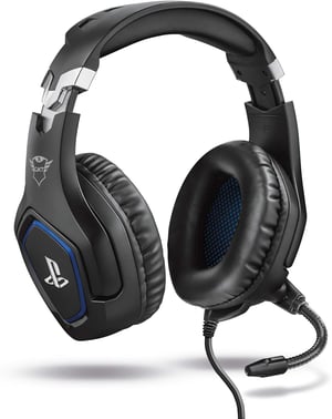 Căști gaming Trust Gaming GXT 488 Forze pentru PS4/PS5, negre, jack 3,5 mm, cu microfon — zgârieturi pe carcasă (stare: vezi a doua fotografie)