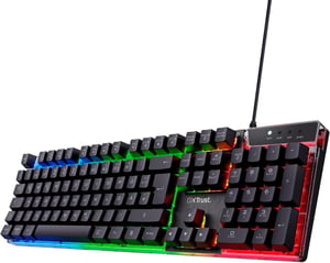 Trust Gaming GXT 835 Azor tipkovnica za igrače - crna - pune veličine