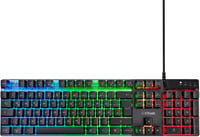 Trust Gaming GXT 835 Azor Gamer Billentyűzet RGB Világítással, Német QWERTZ, Teljes Méret - black, Full Size 2