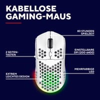 Bezdrôtová herná myš Trust Gaming GXT 929W Helox, 75 g, 800-4800 DPI – biela 2