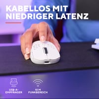 Bezdrôtová herná myš Trust Gaming GXT 929W Helox, 75 g, 800-4800 DPI – biela 4