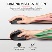 Vertikálna ergonomická herná myš Trust GXT 144 Rexx, 10 000 DPI, 6 programovateľných tlačidiel, RGB LED, čierna 4