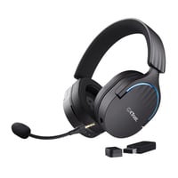 Căști gaming Trust GXT 491 Fayzo, wireless Bluetooth + RF 2.4 GHz, sunet 7.1, RGB, autonomie 22 ore, PC PS5 PS4 Switch, negru 1
