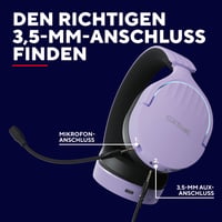 Herné slúchadlá Trust GXT 491P Fayzo, bezdrôtové Bluetooth a 2,4 GHz RF, priestorový zvuk 7.1, RGB, cez uši (over-ear), kompatibilné s PC, PS5, PS4, Switch, fialové 6