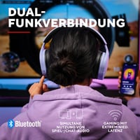 Herné slúchadlá Trust GXT 491P Fayzo, bezdrôtové Bluetooth a 2,4 GHz RF, priestorový zvuk 7.1, RGB, cez uši (over-ear), kompatibilné s PC, PS5, PS4, Switch, fialové 3