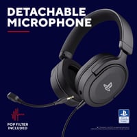 Herné slúchadlá Trust GXT 498 Forta pre PS5/PS4, odnímateľný mikrofón, 1,2 m kábel – čierne 3