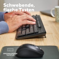 Trust Ody II vezeték nélküli billentyűzet, csendes, QWERTZ, 2.4GHz - fekete 5