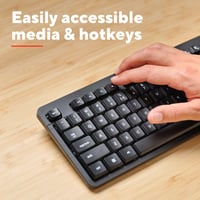 Bezdrôtová klávesnica Trust ODY II – QWERTY US, 2,4 GHz, čierna 6