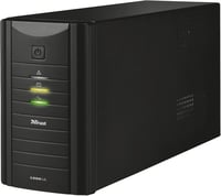 Trust Oxxtron 1000 VA szünetmentes tápegység (UPS), 2 aljzat - fekete 1